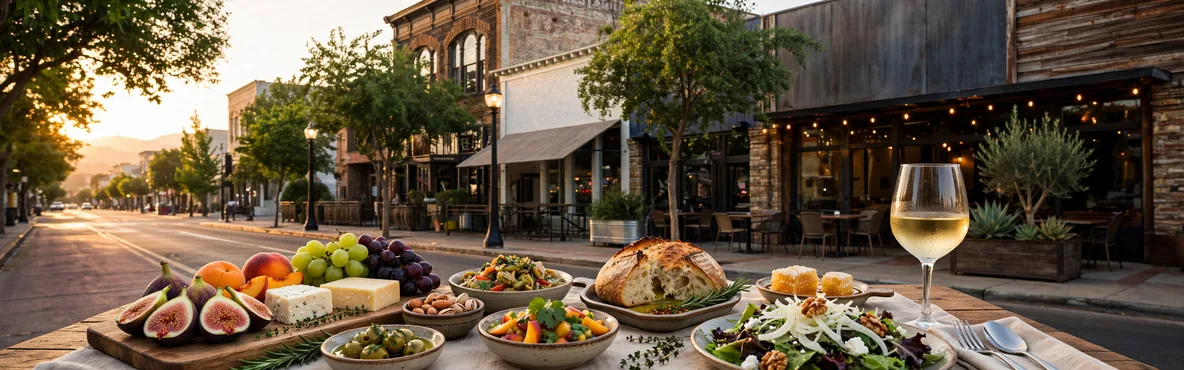 De la granja a la mesa. Explorando la vibrante escena gastronómica y vinícola de Fresno.